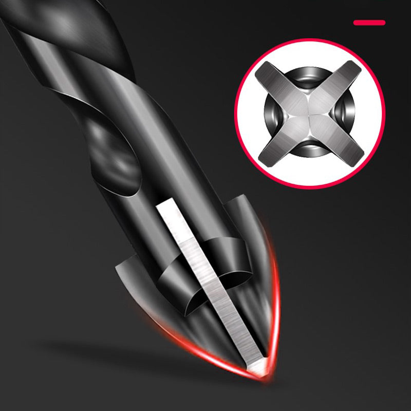 🔥Special Offers 50% OFF🔥4-edge Cross Drill Bit Set 7pcs