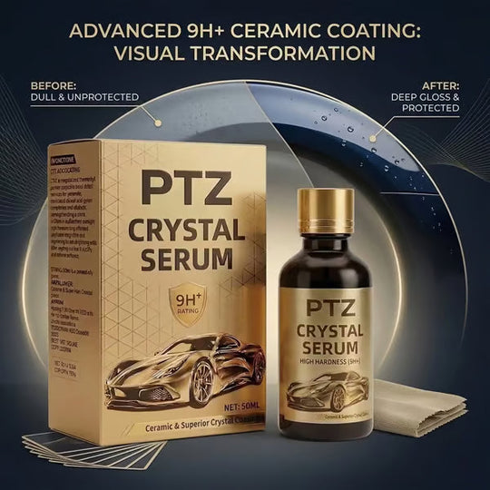 💥Crystal Serum – 9h Professional Ceramic Coating For Car Paint, Gloss &amp; Protection
