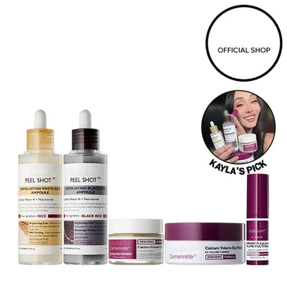 [Official Kayla's Pick] Kayla's Clear Firm Skincare Set Firming Balm Exfoliating Ampoule for Radiant, Healthy Skin