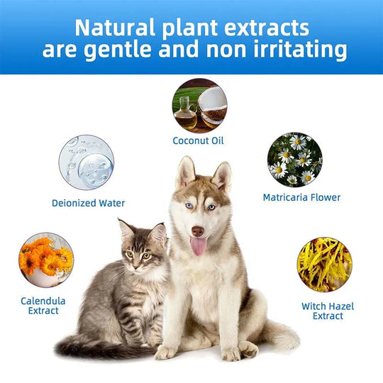 Gentle Pet Ear Wash | Odor-Free Cleaning for Dogs &amp; Cats🌿