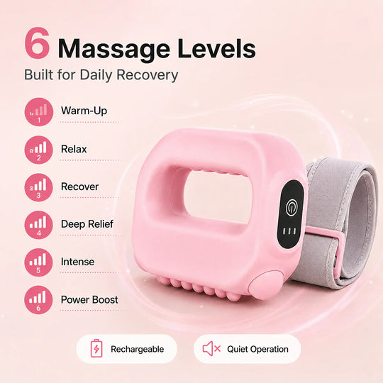 Hands-Free Fascia Massager for Muscle Relaxation &amp; Recovery