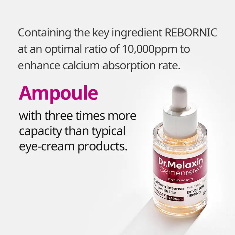 Cemenrete Calcium Intense Ampoule Plus | Anti-aging, Elasticity, Volume