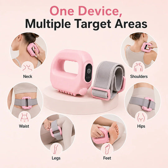 Hands-Free Fascia Massager for Muscle Relaxation &amp; Recovery