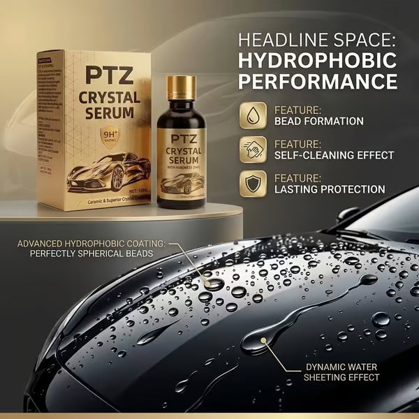 Crystal Serum – 9h Professional Ceramic Coating For Car Paint, Gloss &amp; Protection