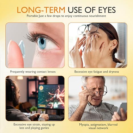 Honey Eye Care Hydration,Natural Hydration with Bee Honey, Moisturizes Refreshes Eyes, Gentle Formula for Daily Use
