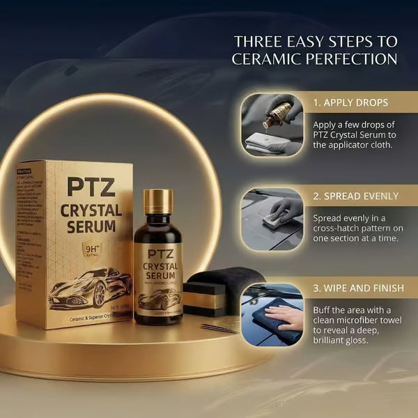 💥Crystal Serum – 9h Professional Ceramic Coating For Car Paint, Gloss &amp; Protection