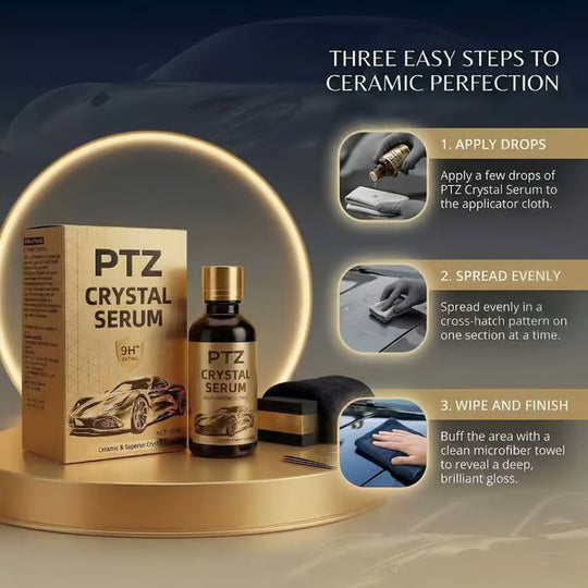 💥Crystal Serum – 9h Professional Ceramic Coating For Car Paint, Gloss &amp; Protection