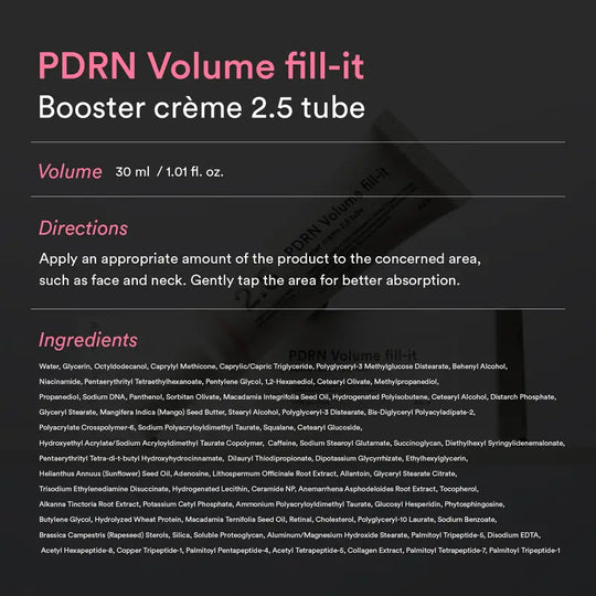 [NEW] Abib PDRN Volume fill-it Booster Cream | For Forehead, Eye Area, Smile Lines &amp; Neck Wrinkles | Anti-Aging Firming