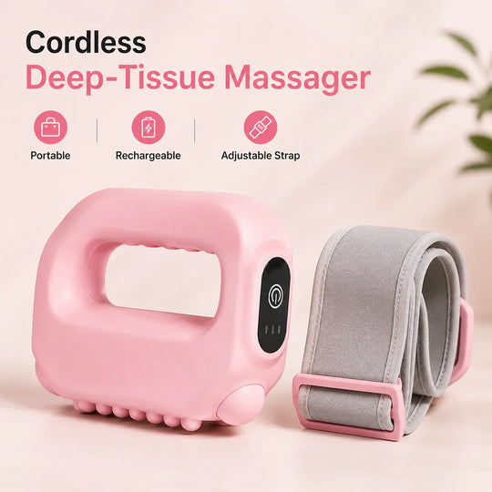 Hands-Free Fascia Massager for Muscle Relaxation &amp; Recovery