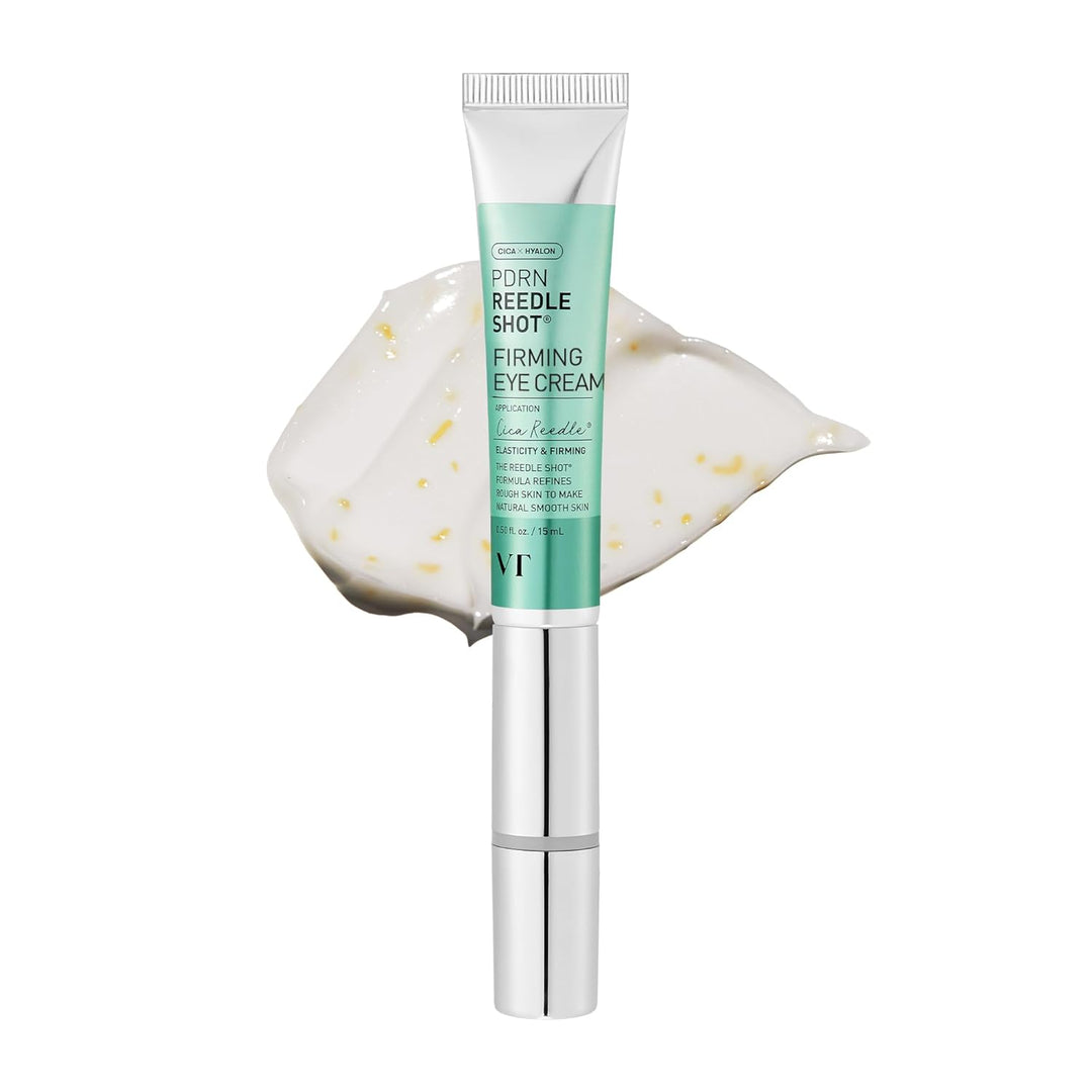 VT COSMETICS PDRN Reedle Shot Eye Cream, Vibrating Eye Applicator for Puffy Eyes, Dark Circles &amp; Under Eye Bags, Firming &amp; Wrinkle Care with PDRN Collagen
