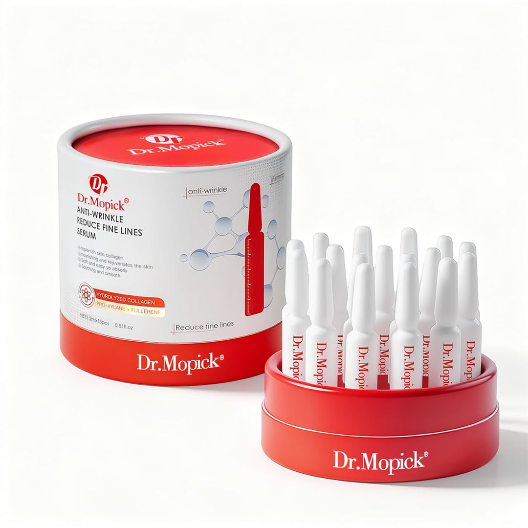 Dr.Mopick Anti-Wrinkle Essence Firming &amp; Anti-Aging Facial Serum with Collagen Hyaluronic Acid for Smooth Skin