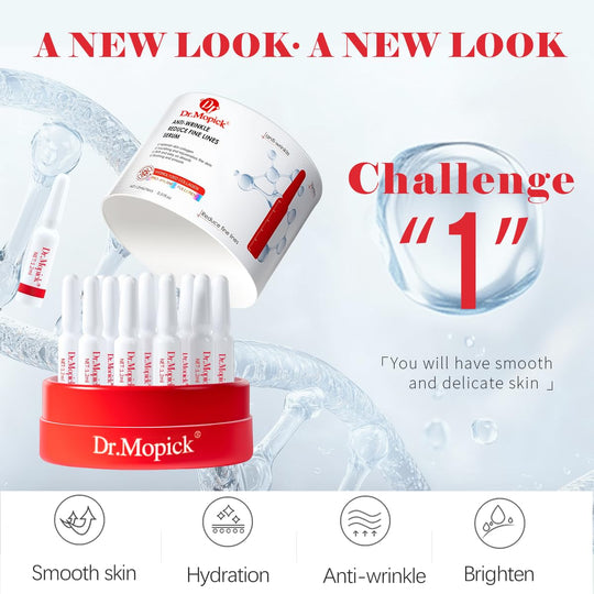 Dr.Mopick Anti-Wrinkle Essence Firming &amp; Anti-Aging Facial Serum with Collagen Hyaluronic Acid for Smooth Skin