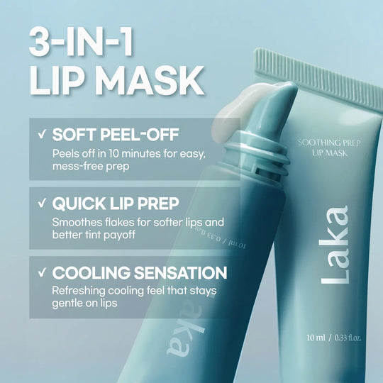 💞Soothing Prep Lip Mask — Cooling peel-off lip mask for smoother lip prep and a hydrated feel