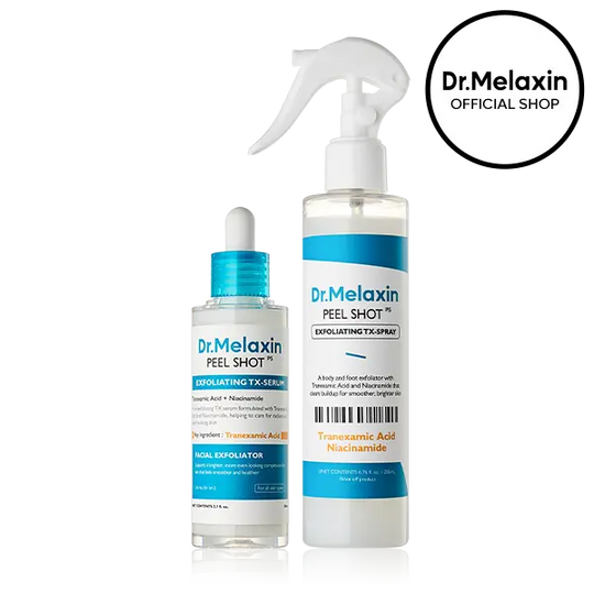 [Dr.Melaxin Official] Exfoliating Tone Smoothing TX Duo, Tranexamic Acid &amp; Niacinamide Gentle Peeling for Dark Spot Care
