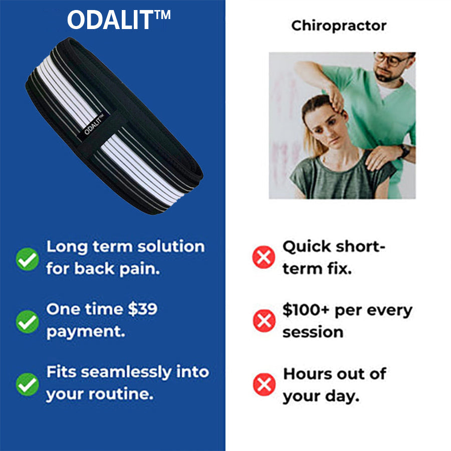 ODALIT™ Back Belt: The 2-Week Solution to Sciatica &amp; Lower Back Pain Relief!