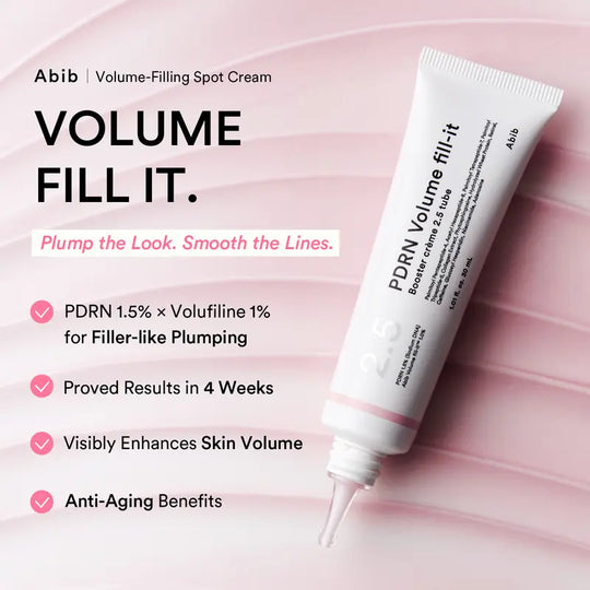 [NEW] Abib PDRN Volume fill-it Booster Cream | For Forehead, Eye Area, Smile Lines &amp; Neck Wrinkles | Anti-Aging Firming