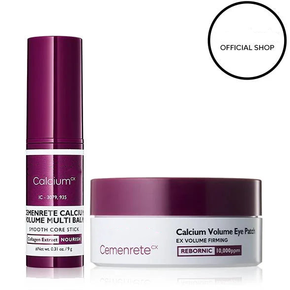 [Dr.Melaxin Officiel] Calcium Volume Multi Balm + Øjenplaster 60 stk. Koreansk hudplejekosmetik med kollagenekstrakt Elasticity Eye Shiel dSkin Repair