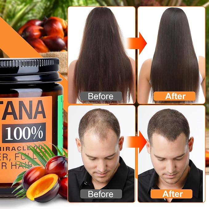 Batana Oil for Hair Growth,Raw Organic Batana Mask from Honduras