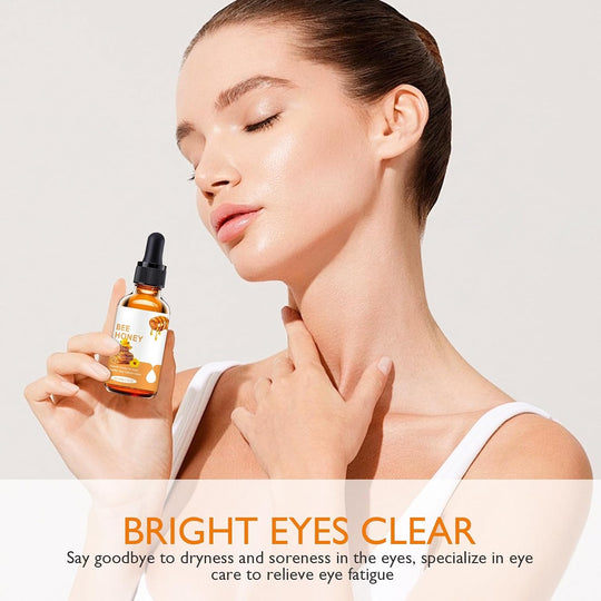 Honey Eye Care Hydration,Natural Hydration with Bee Honey, Moisturizes Refreshes Eyes, Gentle Formula for Daily Use
