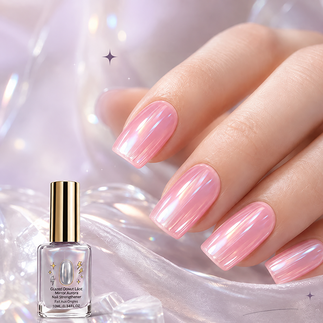 Lilac Glossy Mirror Nail Strengthener