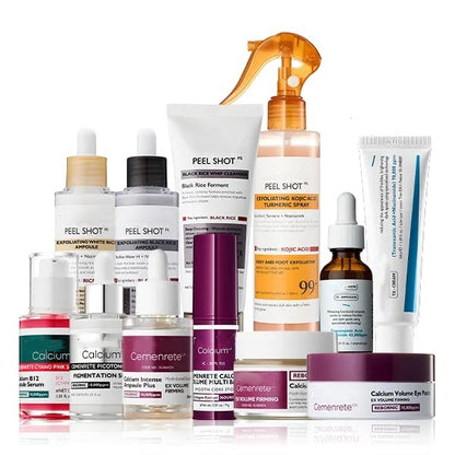 [Dr.Melaxin [Live Exclusive Bundle] Winter Glow Hudplejesæt bedste kollektion til porepleje og udglatning af urenheder med eksfoliering