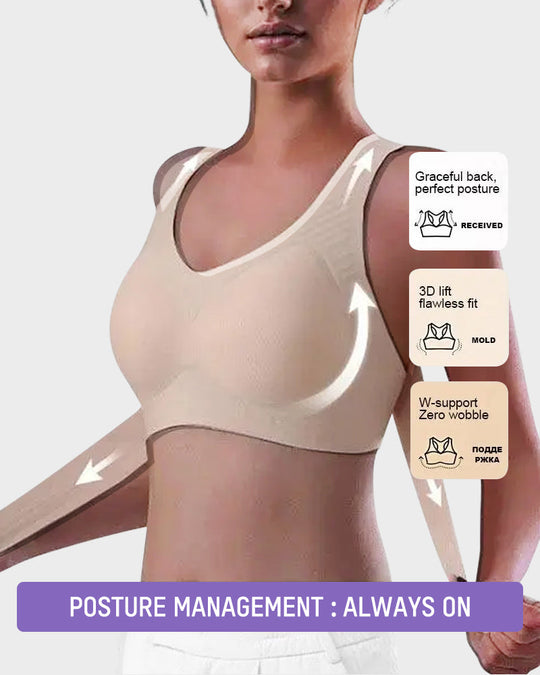 🔥Supportive Wireless Push-Up Bra for All-Day Comfort