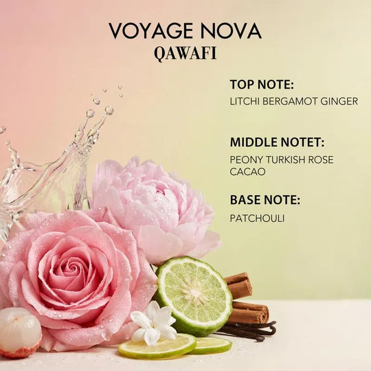 🔥🔥Voyage Nova | Rosey Fruity Floral | Extrait De Parfum | Long Lasting Luxury Fragrance