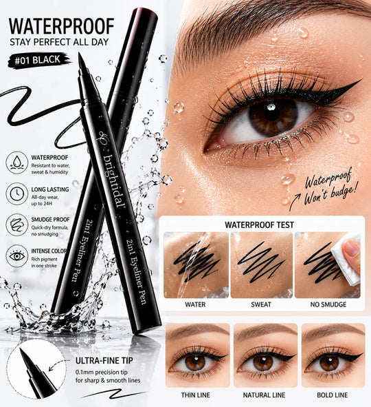 Waterproof • Smudge-Proof • All-Day Wear