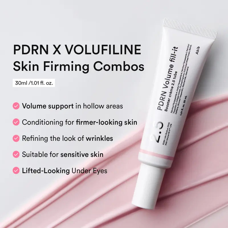 [NEW] Abib PDRN Volume fill-it Booster Cream | For Forehead, Eye Area, Smile Lines &amp; Neck Wrinkles | Anti-Aging Firming