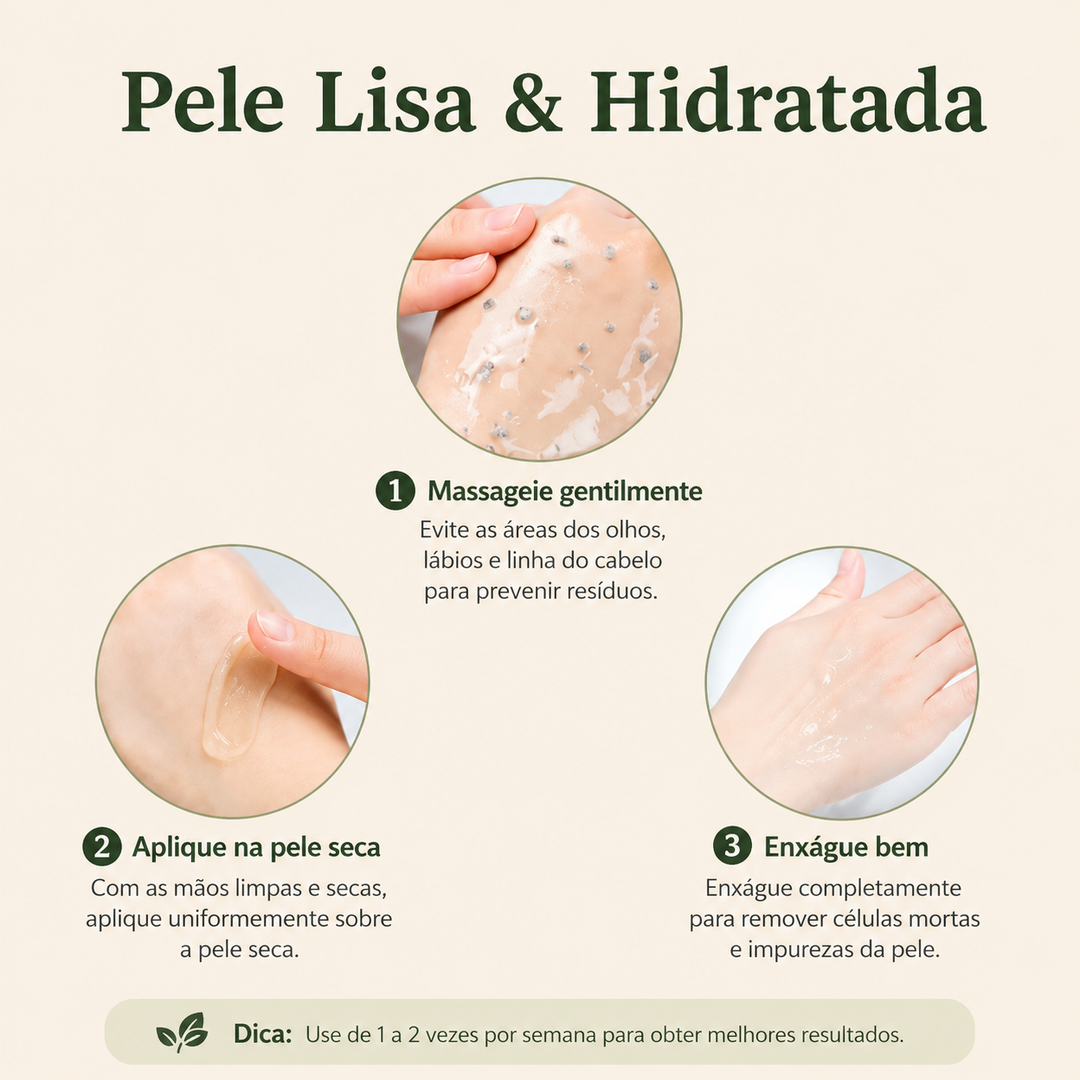 Green Tea Triple Enzyme Peeling Gel for Dark &amp; Intimate Areas