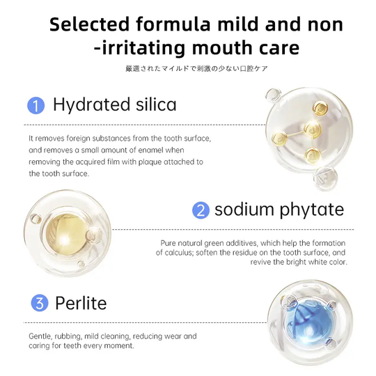 【Professional Grade】Dr.ville Niacinamide Foaming Whitening Toothpaste 8X - Fresh Breath Stain Removal Gentle Teeth Cleaning