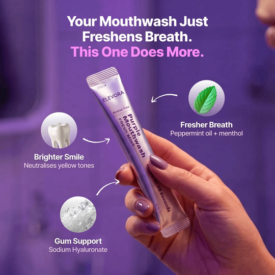 🔥Sachets 20 Pieces / Pack🔥DR.DENT Purple Mouthwash