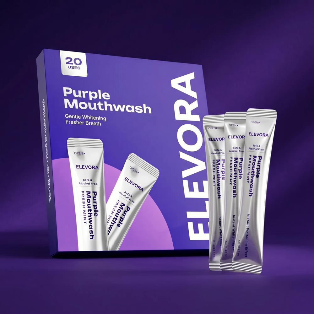🔥Sachets 20 Pieces / Pack🔥DR.DENT Purple Mouthwash