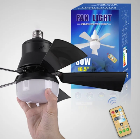 🏆LAST DAY SALE 50% OFF🔥SmartBreez™ 40W LED Ceiling Fan Light – 20.5” Ultra-Quiet with Remote 🎯 | E27 + FREE B22 Adapter 🔌 | For Bedroom 😴, Kitchen 👩‍🍳 &amp; Garage 🛠️ – UK Ready! 🇬🇧