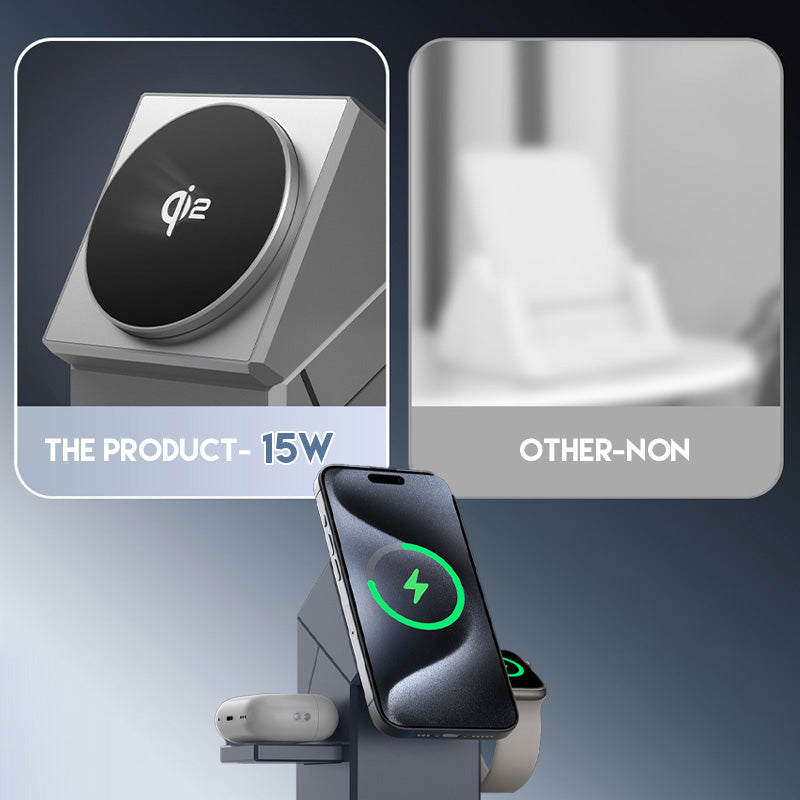 🔥Lowest price in the last 30 days🔥3-in-1 Foldable Magnetic Wireless Charging Station