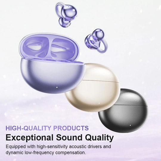 🔥Hot Sale 50% OFF💕 Lightweight Open Ear Clip Bluetooth Headphones