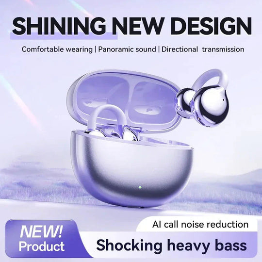 🔥Hot Sale 50% OFF💕 Lightweight Open Ear Clip Bluetooth Headphones