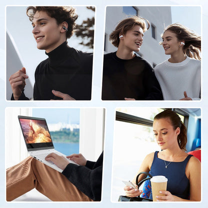 🔥2025 VARMT UDSALG🔥🎧Øreklips Smart farveskærm Intelligent oversættelsesheadset🎧