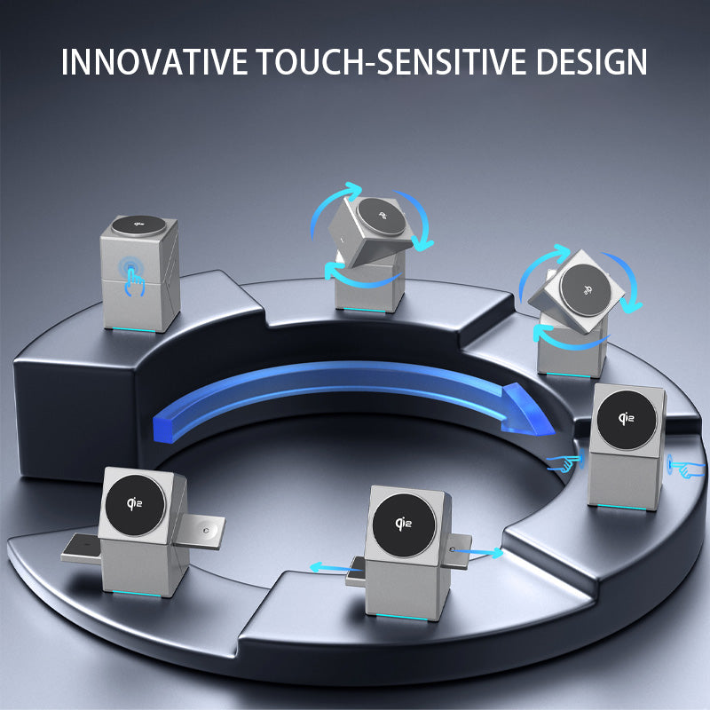 🎅🏻3-in-1 Foldable Magnetic Wireless Charging Station