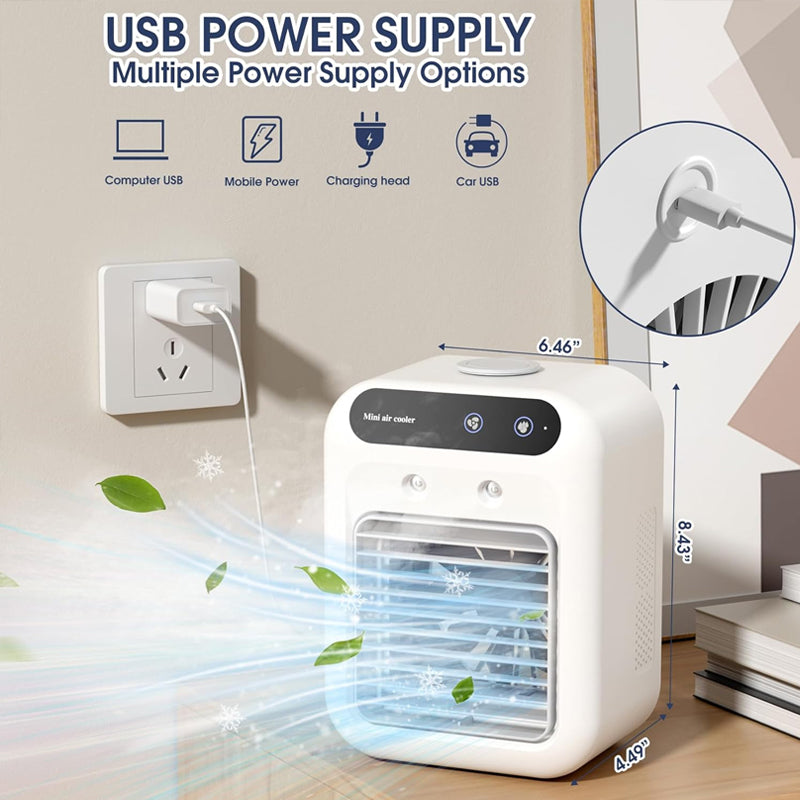 ❄️Summer Sale 50% off ❄️ Mini Portable Air Conditioner with Cooling and Humidification Function