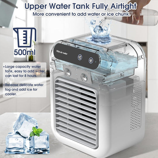 ❄️Summer Sale 50% off ❄️ Mini Portable Air Conditioner with Cooling and Humidification Function