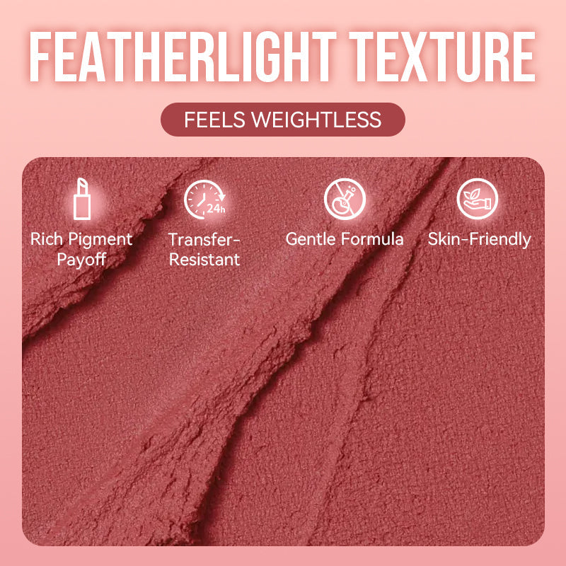 💨 Matte Lippencreme, matt ohne auszutrocknen, federleicht. 💋