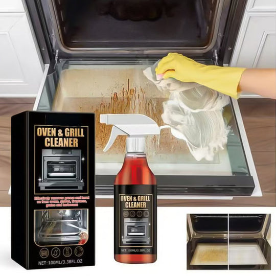 Oven &amp; Grill Cleaner Spray – Dissolves Grease in 5 Mins, No Scrubbing &amp; Eliminates Odors