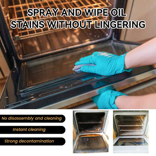 Oven &amp; Grill Cleaner Spray – Dissolves Grease in 5 Mins, No Scrubbing &amp; Eliminates Odors