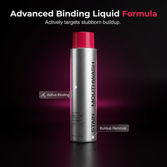 🔥2026 SALE -Advanced Stain-Lifting Whitening Mouthwash: Visible Debris Removal &amp; Fresh Breath