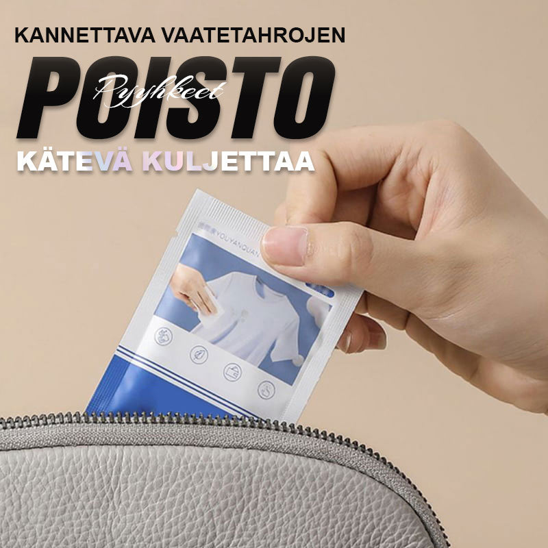 Portable Clothing Stain Remover Wipes