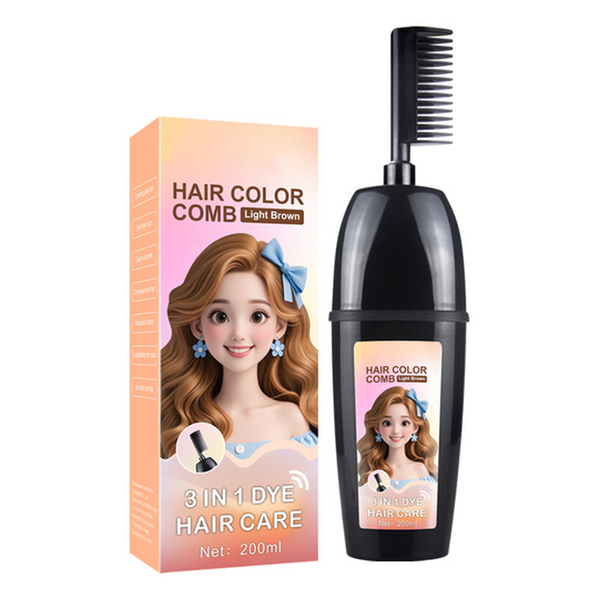 Plant-Based Comb-In Hair Dye – 3-in-1 Hair Dye Comb