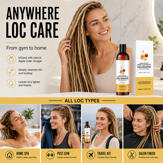 🧼 Deep-Cleansing Shampoo Set for Braids—A refreshing experience for easy braid care.