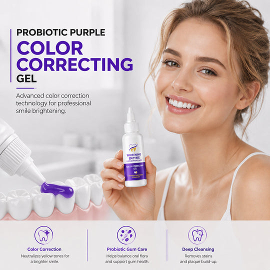 Probiotic Purple Teeth Whitening Toothpaste