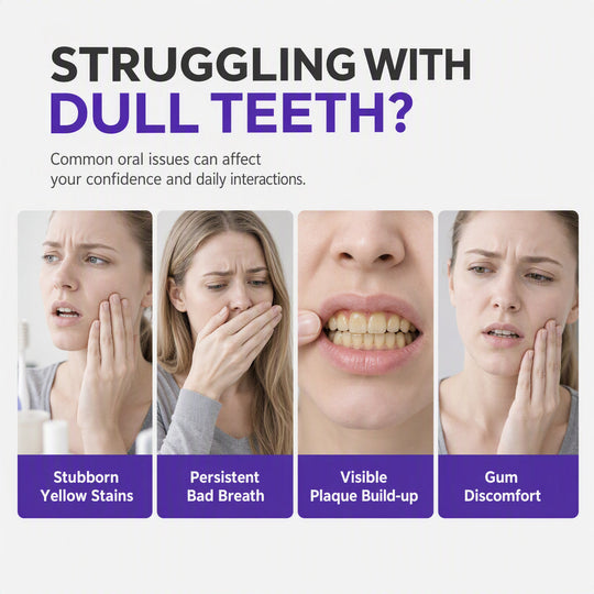 Probiotic Purple Teeth Whitening Toothpaste